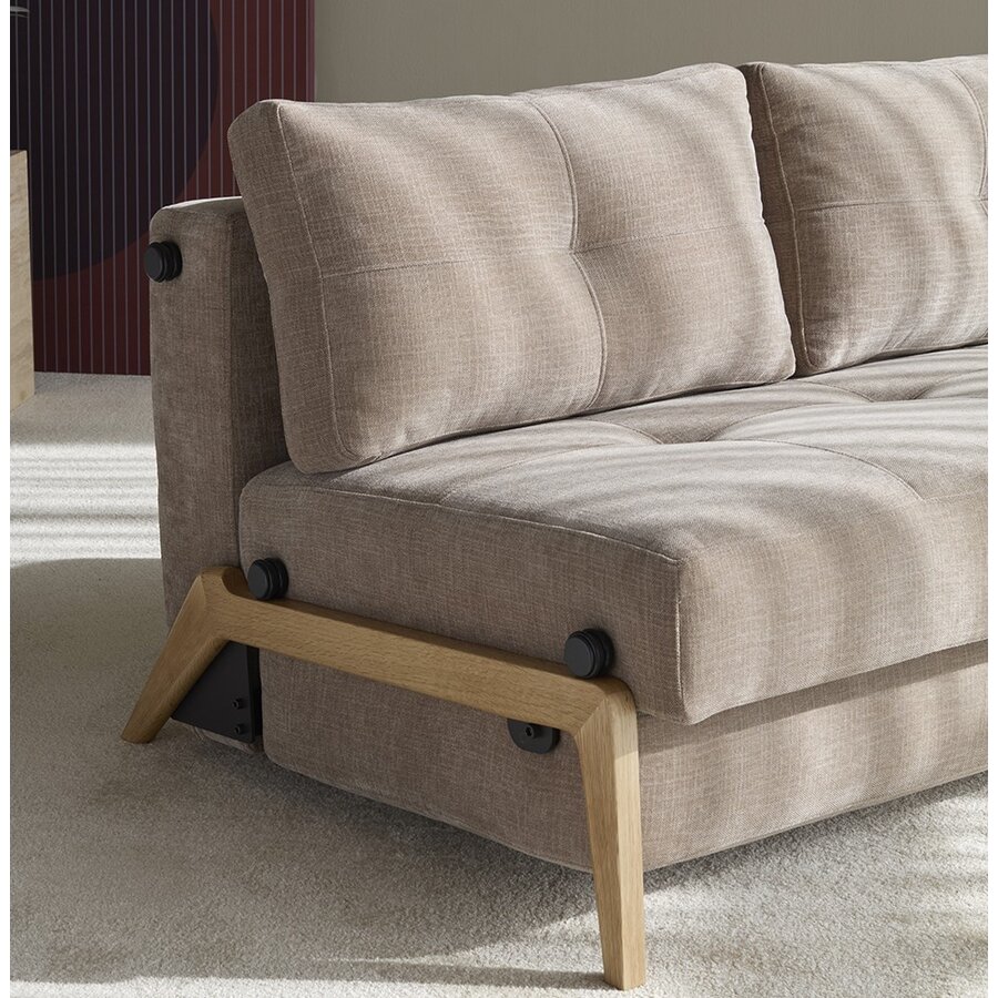 Cubed Wood 140 cm Slaapbank Mocha Cubed Wood 140 cm Slaapbank Mocha