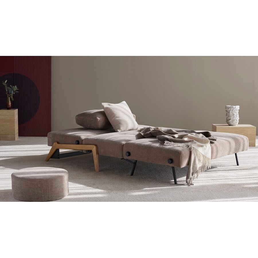 Cubed Wood 140 cm Slaapbank Mocha Cubed Wood 140 cm Slaapbank Mocha