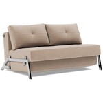 Innovation Living Cubed Chrome 140 cm Slaapbank Mocha Innovation Living Cubed Chrome 140 cm Slaapbank Mocha
