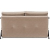 Cubed Chrome 140 cm Slaapbank Mocha Cubed Chrome 140 cm Slaapbank Mocha