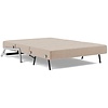 Cubed Chrome 140 cm Slaapbank Mocha Cubed Chrome 140 cm Slaapbank Mocha