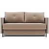 Cubed met Armleuning 140 cm Slaapbank Mocha Cubed met Armleuning 140 cm Slaapbank Mocha