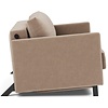 Cubed met Armleuning 140 cm Slaapbank Mocha Cubed met Armleuning 140 cm Slaapbank Mocha