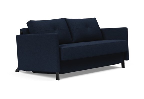 Innovation Living Cubed met Armleuning 160 cm Slaapbank Blauw