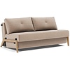 Cubed Wood 160 cm Slaapbank Mocha