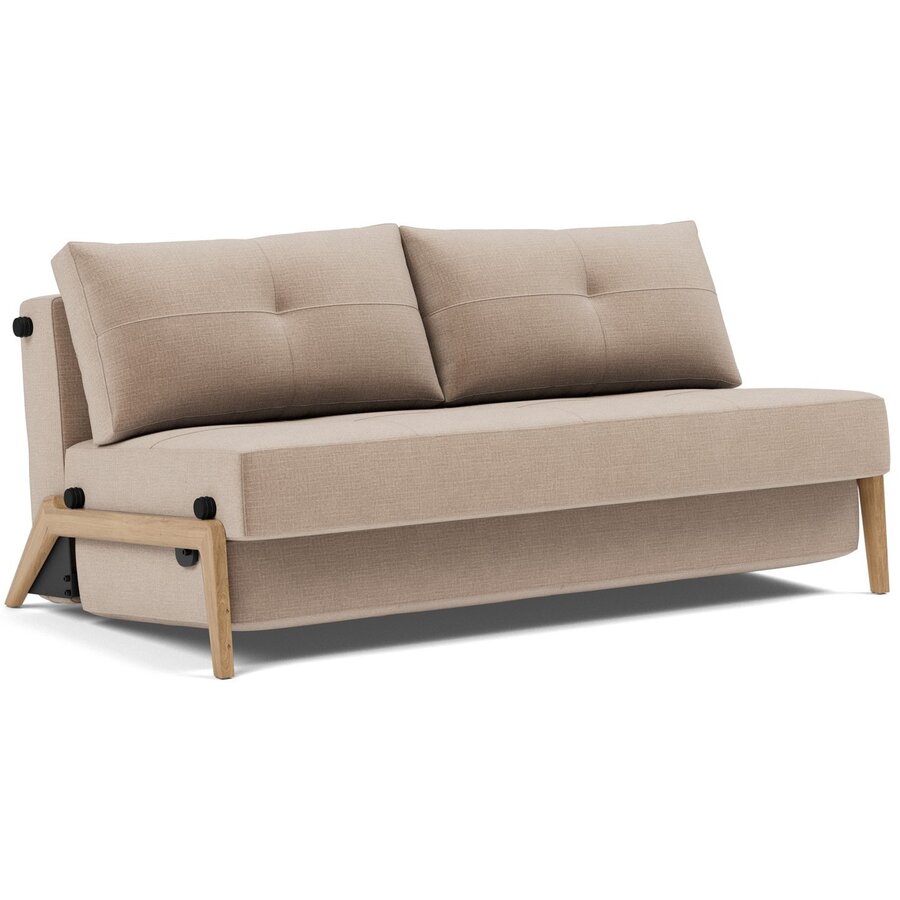 Cubed Wood 160 cm Slaapbank Mocha