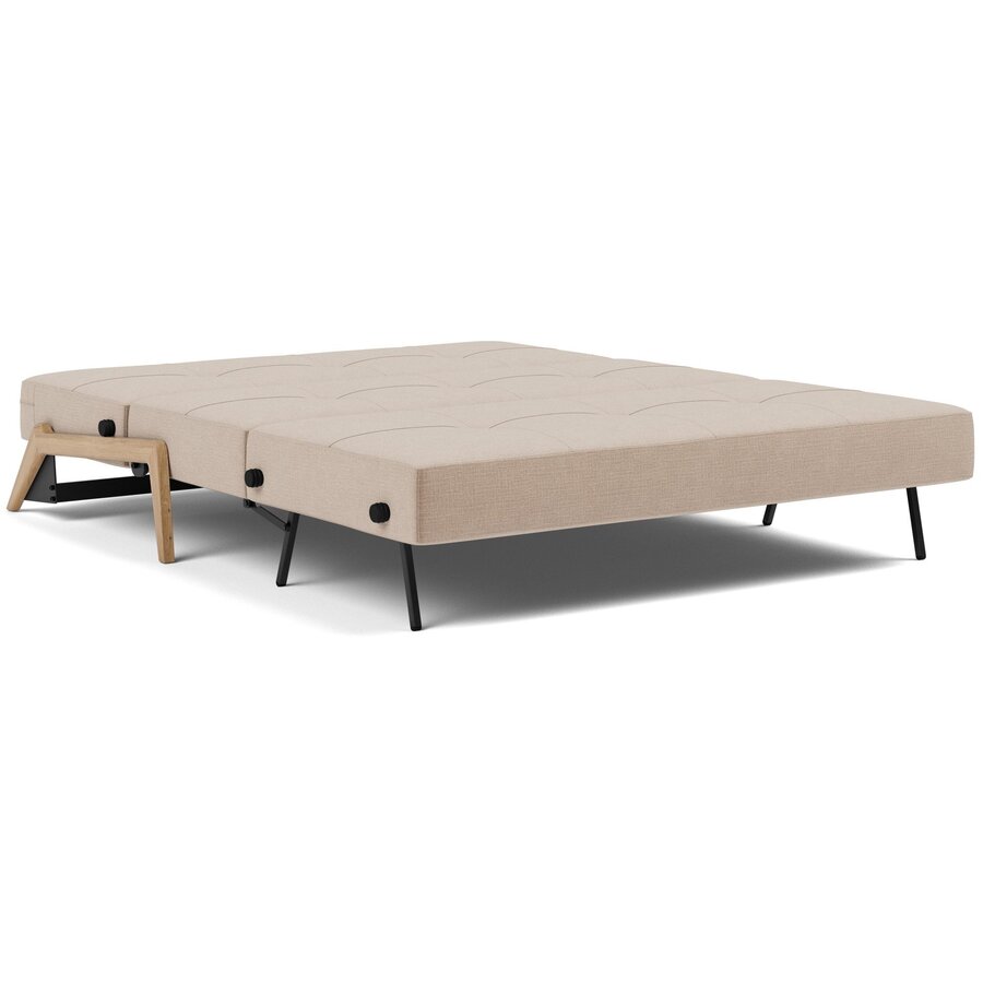 Cubed Wood 160 cm Slaapbank Mocha