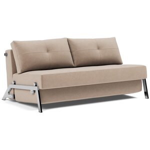 Innovation Living Cubed Chrome 160 cm Slaapbank Mocha