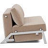 Cubed Chrome 160 cm Slaapbank Mocha Cubed Chrome 160 cm Slaapbank Mocha