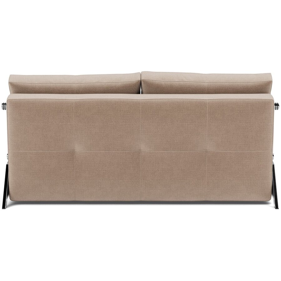 Cubed Chrome 160 cm Slaapbank Mocha Cubed Chrome 160 cm Slaapbank Mocha