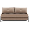 Cubed Chrome 160 cm Slaapbank Mocha Cubed Chrome 160 cm Slaapbank Mocha