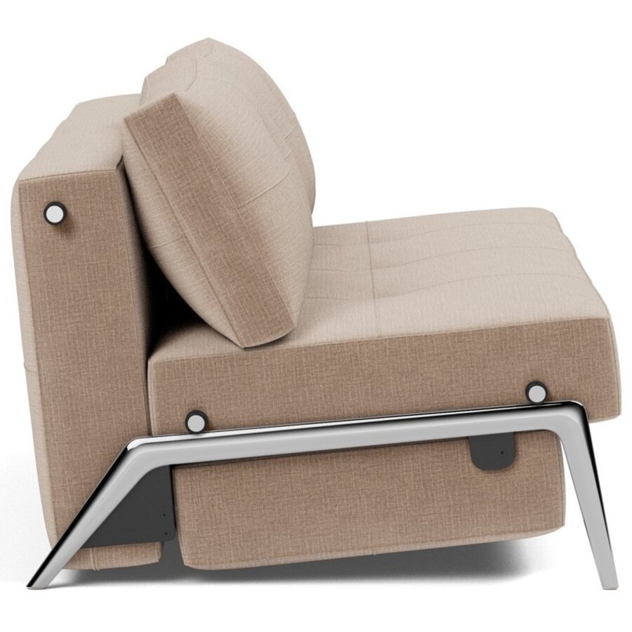 Cubed Aluminium 160 cm Slaapbank Mocha Cubed Aluminium 160 cm Slaapbank Mocha