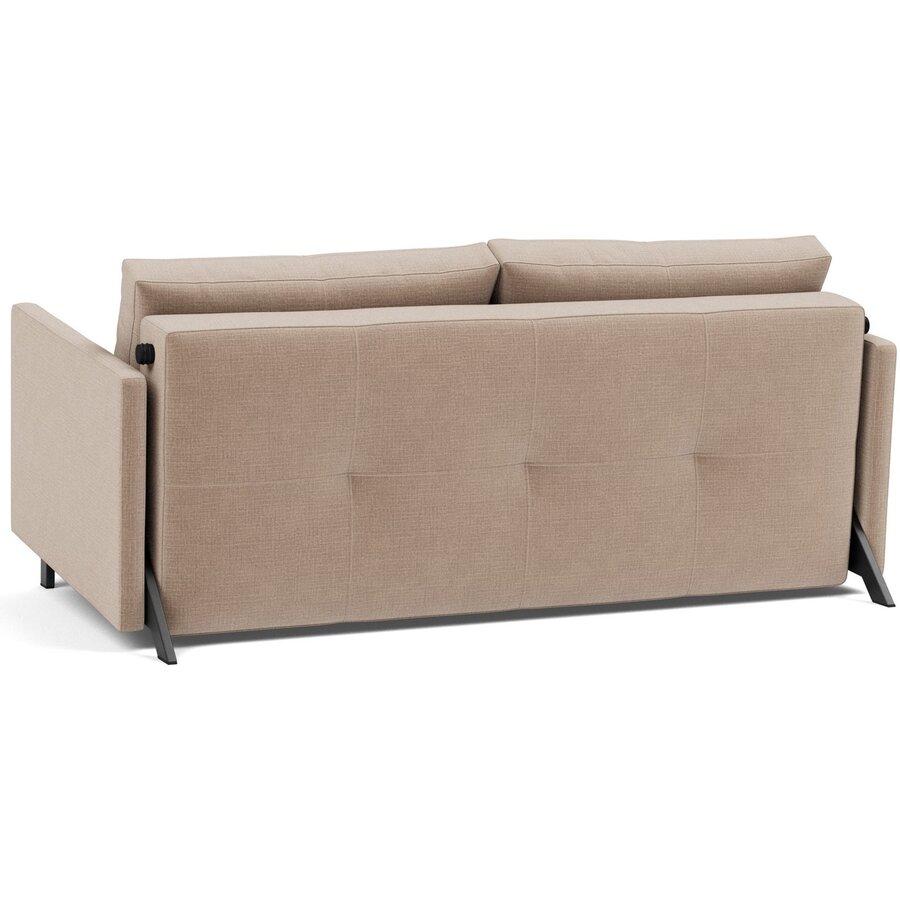 Cubed met Armleuning 160 cm Slaapbank Mocha Cubed met Armleuning 160 cm Slaapbank Mocha