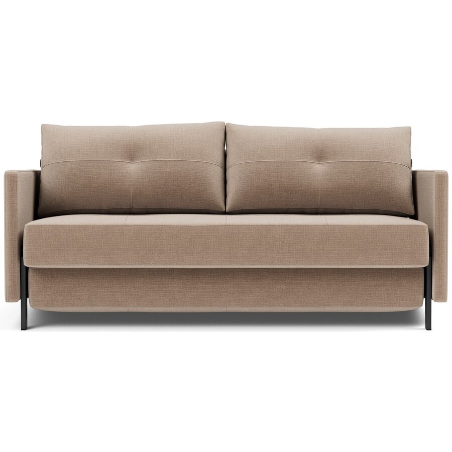 Cubed met Armleuning 160 cm Slaapbank Mocha Cubed met Armleuning 160 cm Slaapbank Mocha