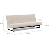 Fraction Dennengroen Cordufine Slaapbank 120 cm Fraction Dennengroen Cordufine Slaapbank 120 cm