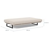 Fraction Beige Cordufine Slaapbank 120 cm Fraction Beige Cordufine Slaapbank 120 cm