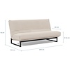 Fraction Dennengroen Cordufine Slaapbank 140 cm Fraction Dennengroen Cordufine Slaapbank 140 cm