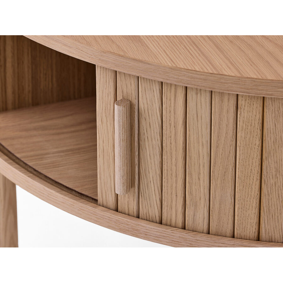 Meta Blank Eiken Salontafel Rond Ø85 cm Meta Blank Eiken Salontafel Rond Ø85 cm