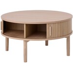 Hygge Interiors Meta Blank Eiken Salontafel Rond Ø85 cm Hygge Interiors Meta Blank Eiken Salontafel Rond Ø85 cm