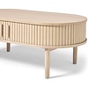 Meta Blank Eiken Salontafel Ovaal 120 cm Meta Blank Eiken Salontafel Ovaal 120 cm