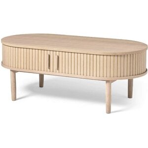 Hygge Interiors Meta Blank Eiken Salontafel Ovaal 120 cm