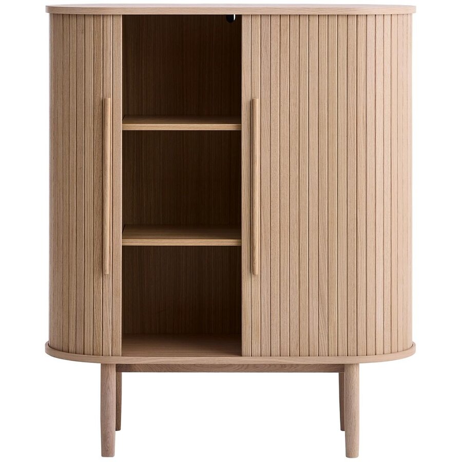 Meta Blank Eiken Opbergkast H118 cm Meta Blank Eiken Opbergkast H118 cm