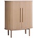 Meta Blank Eiken Opbergkast H118 cm Meta Blank Eiken Opbergkast H118 cm