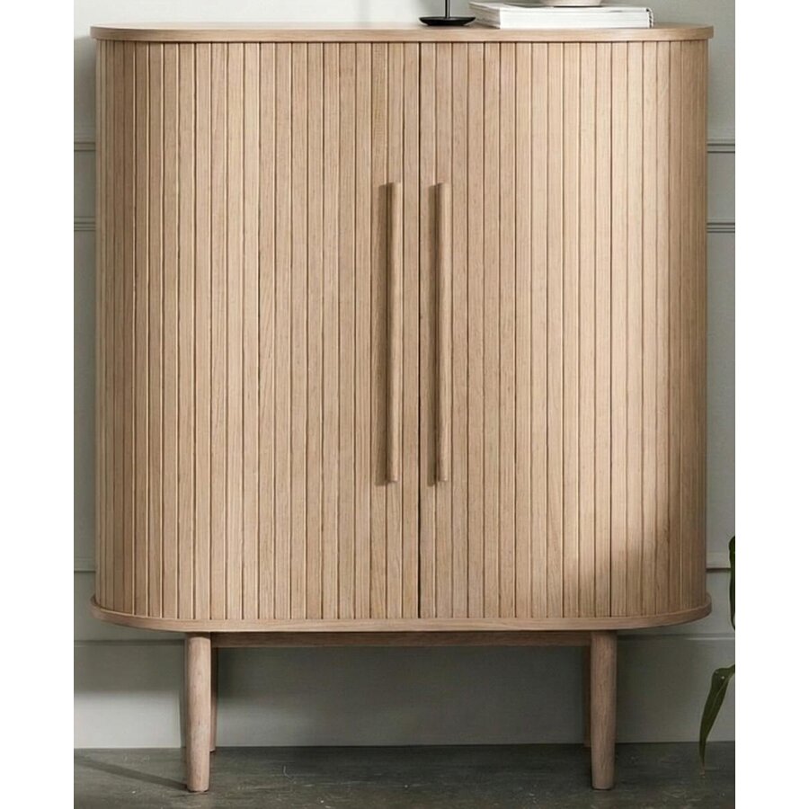 Meta Blank Eiken Opbergkast H118 cm Meta Blank Eiken Opbergkast H118 cm