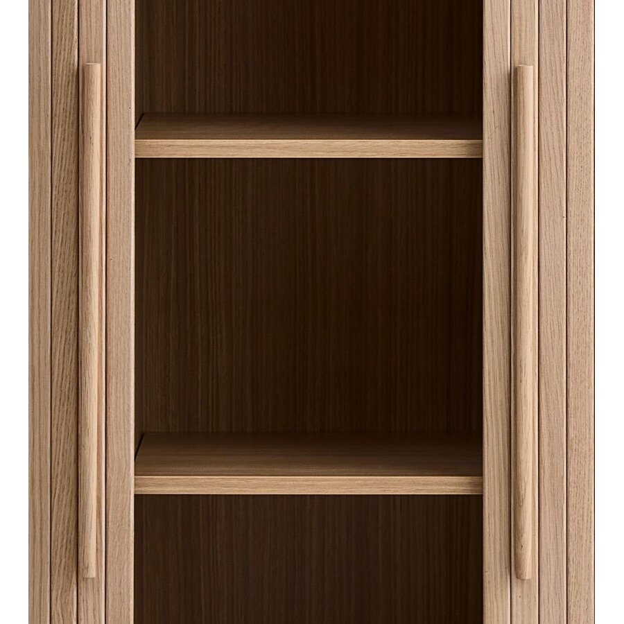 Meta Blank Eiken Opbergkast H118 cm Meta Blank Eiken Opbergkast H118 cm