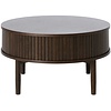 Meta Espresso Eiken Salontafel Rond Ø85 cm