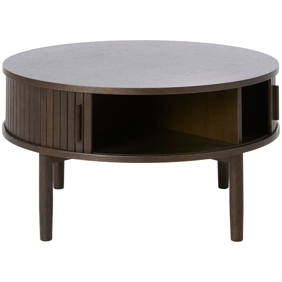 Meta Espresso Eiken Salontafel Rond Ø85 cm