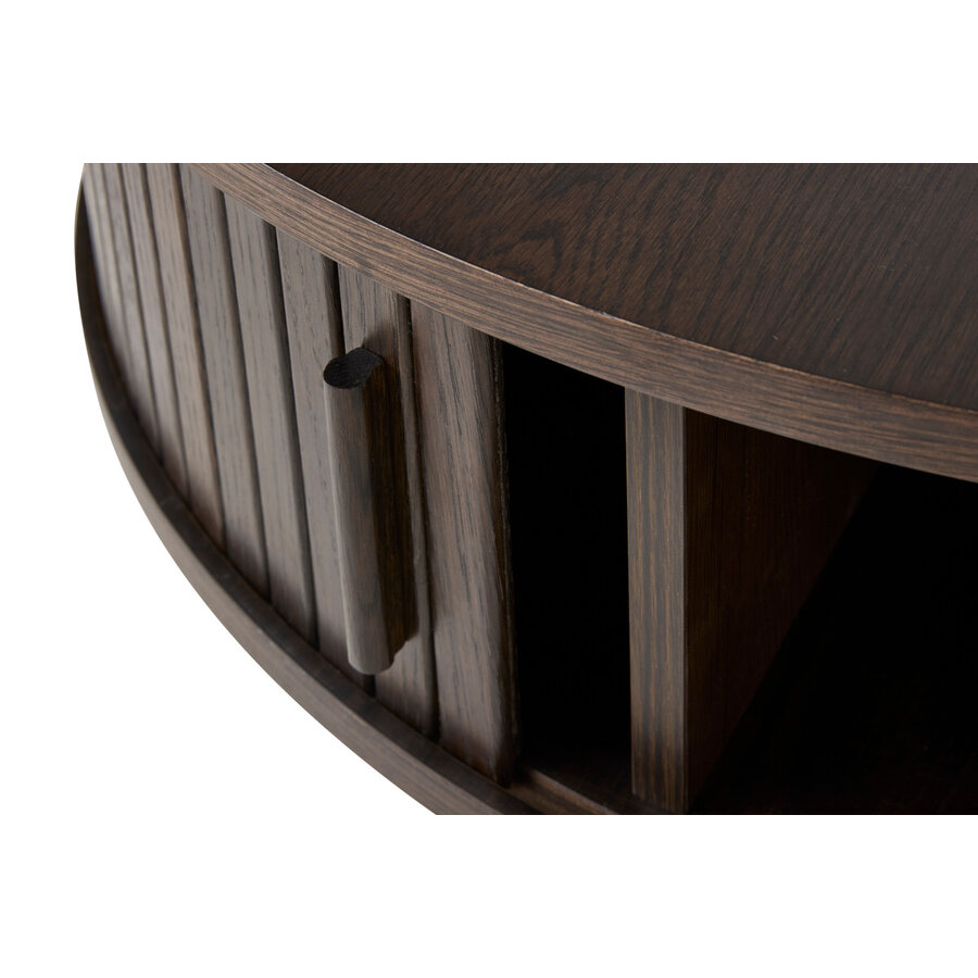 Meta Espresso Eiken Salontafel Rond Ø85 cm