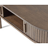 Meta Espresso Eiken Salontafel Ovaal 120 cm