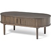 Meta Espresso Eiken Salontafel Ovaal 120 cm