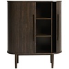 Meta Espresso Eiken Opbergkast H118 cm Meta Espresso Eiken Opbergkast H118 cm