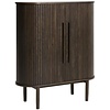 Meta Espresso Eiken Opbergkast H118 cm Meta Espresso Eiken Opbergkast H118 cm