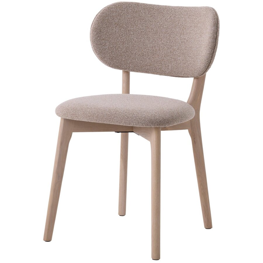 Stilo Eetkamerstoel Zand / Blank Eiken Stilo Eetkamerstoel Zand / Blank Eiken