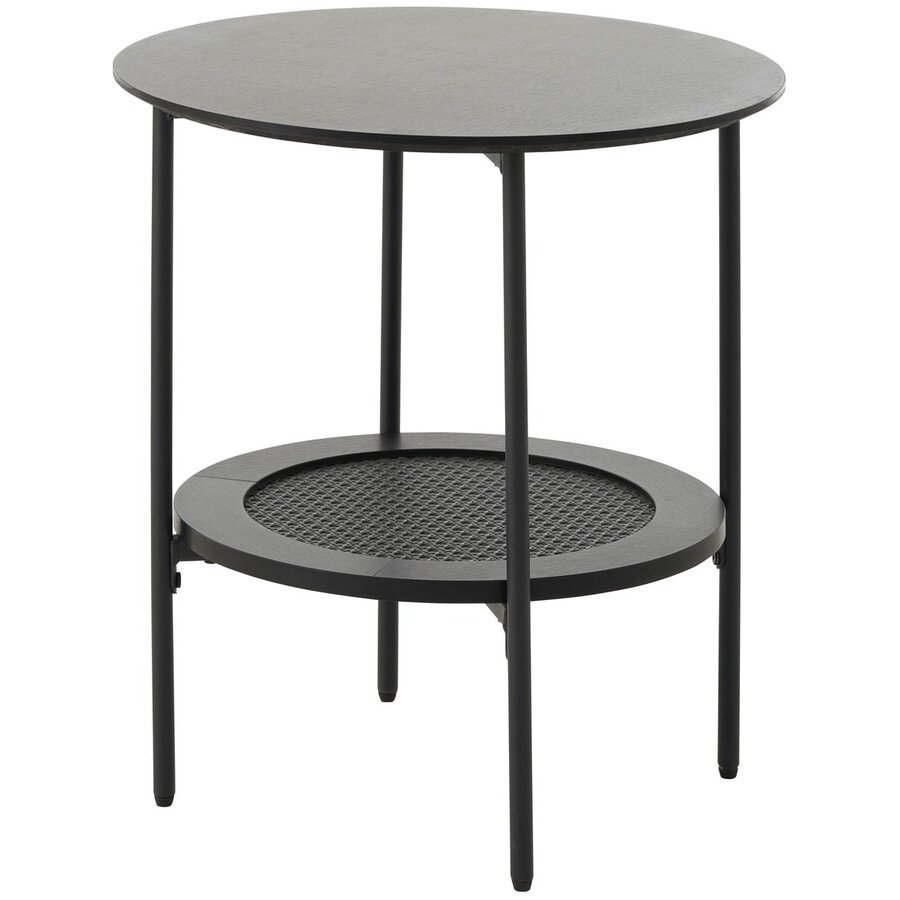 Pensacola Ronde Bijzettafel Zwart Pensacola Ronde Bijzettafel Zwart