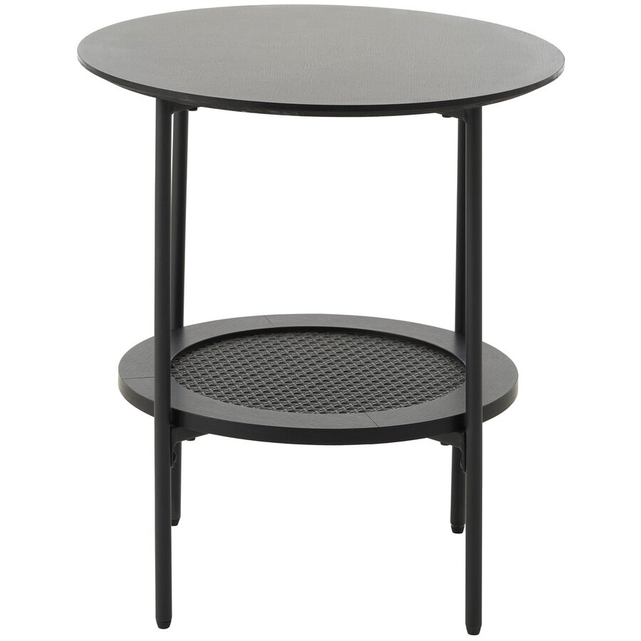 Pensacola Ronde Bijzettafel Zwart Pensacola Ronde Bijzettafel Zwart