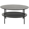 Pensacola Ronde Salontafel Zwart Pensacola Ronde Salontafel Zwart