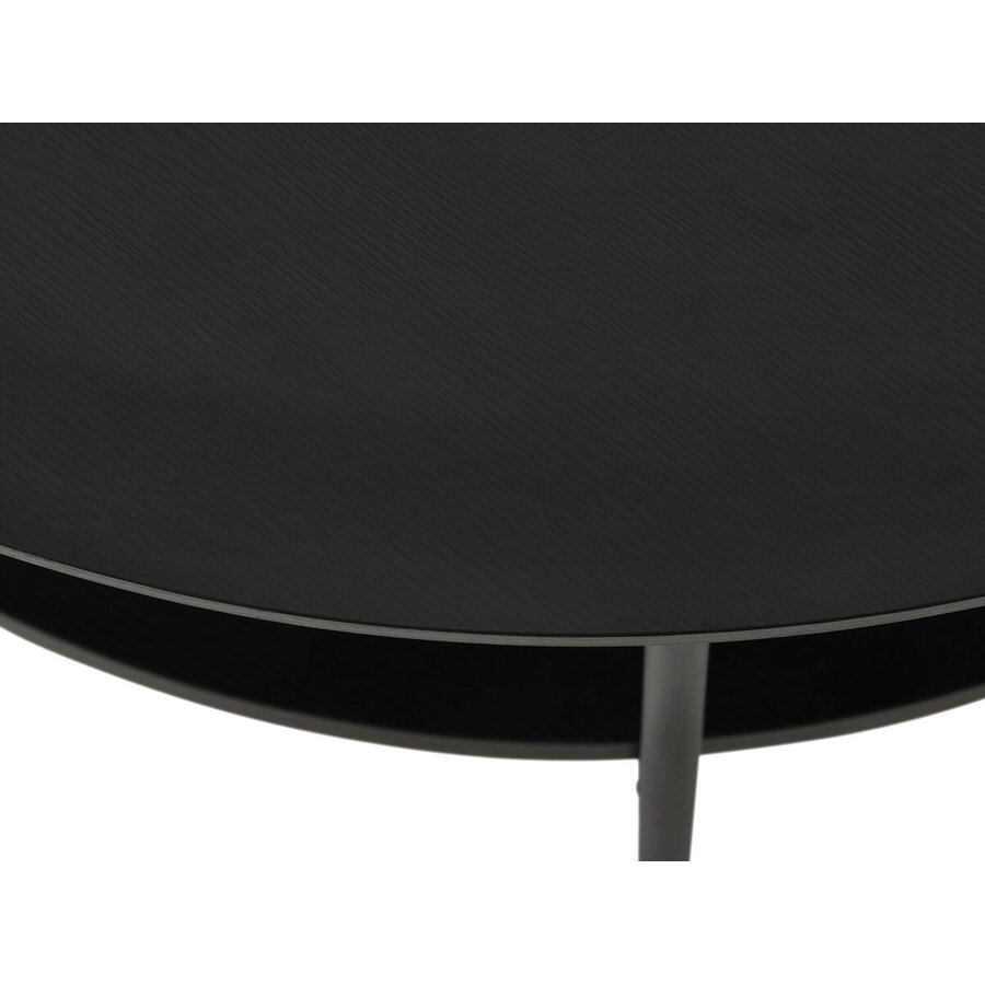 Pensacola Ronde Salontafel Zwart Pensacola Ronde Salontafel Zwart