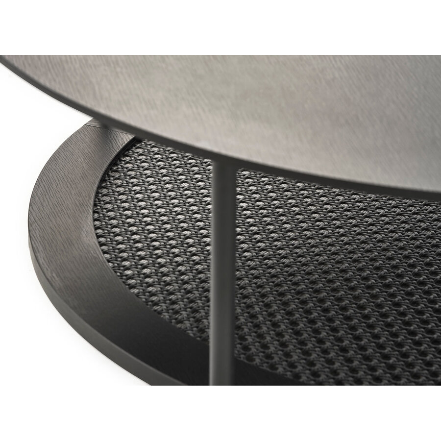 Pensacola Ronde Salontafel Zwart Pensacola Ronde Salontafel Zwart