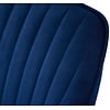 Nolan Armstoel Blauw Velvet Stripes Nolan Armstoel Blauw Velvet Stripes