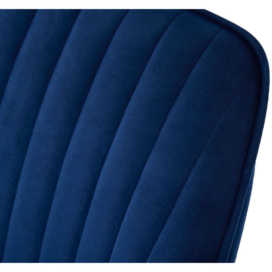 Nolan Armstoel Blauw Velvet Stripes Nolan Armstoel Blauw Velvet Stripes