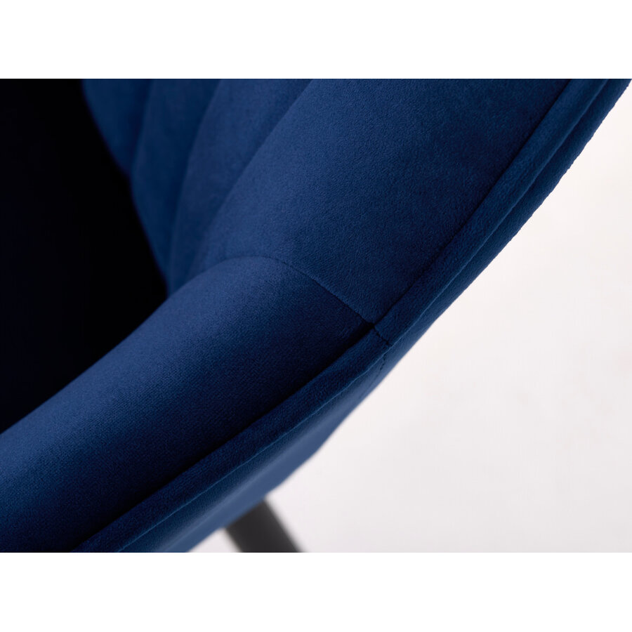 Nolan Armstoel Blauw Velvet Stripes Nolan Armstoel Blauw Velvet Stripes