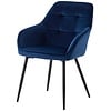 Nolan Armstoel Blauw Velvet Squares Nolan Armstoel Blauw Velvet Squares