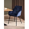 Nolan Armstoel Blauw Velvet Squares Nolan Armstoel Blauw Velvet Squares