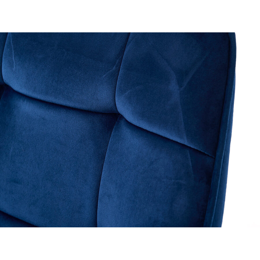 Nolan Armstoel Blauw Velvet Squares Nolan Armstoel Blauw Velvet Squares