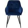 Nolan Armstoel Blauw Velvet Squares Nolan Armstoel Blauw Velvet Squares