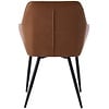 Nolan Armstoel Cognac Kunstleer Squares